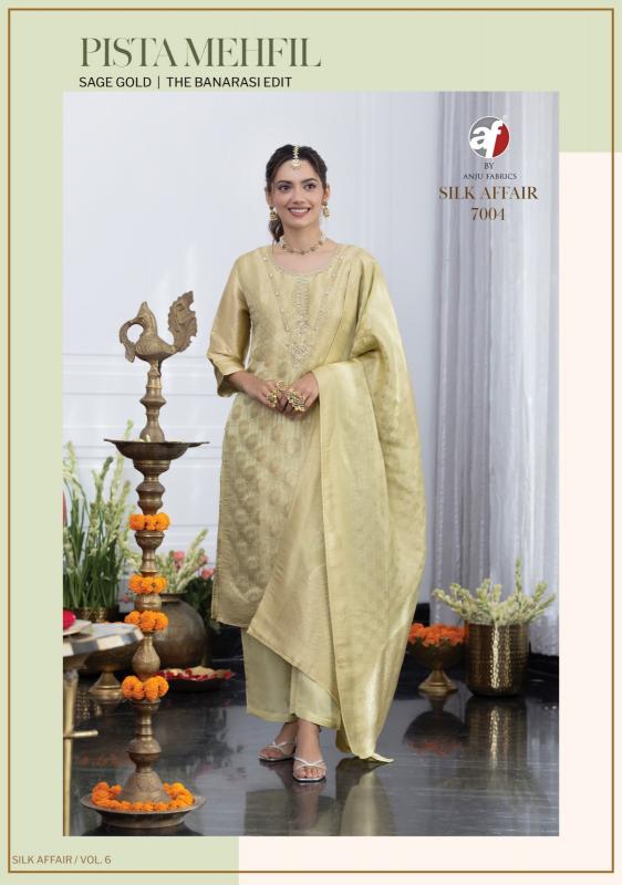 Anju fabrics silk affair vol 6 kurti wholesalers in borivali